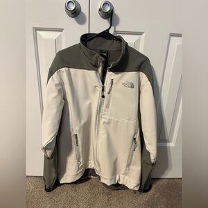 The North Face Men’s Large White and Gray Full Zip Apex Jacket
